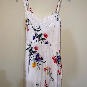 Old Navy white floral dress